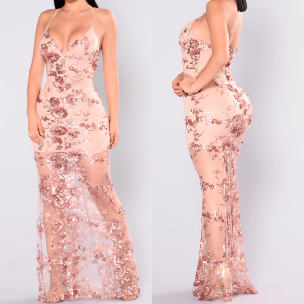 Rose Gold/Champagne Dress